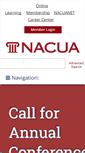 Mobile Screenshot of nacua.org